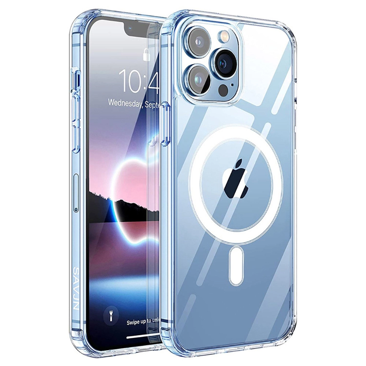 MaxGuard Clear Screen Protector + Back Protector for iPhone 15 Pro