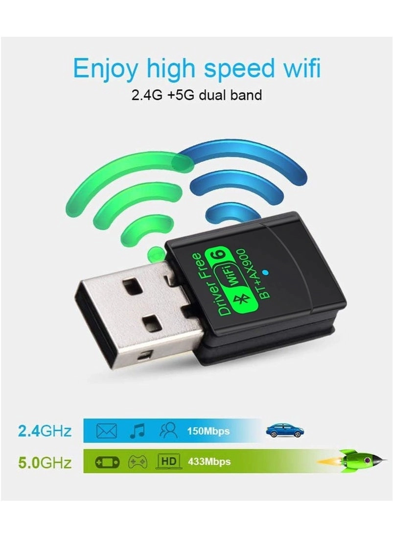 Rock Adapter - 2.4Ghz/5 Ghz USB Wireless