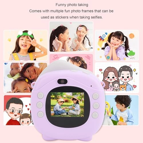 Kids Digital Camera - 12MP 2.4 Inch HD Screen Instant Print