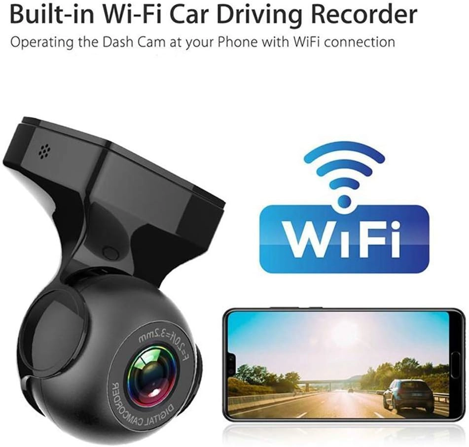 Universal Car Dash Camera - 1080P 30FPS WIFI