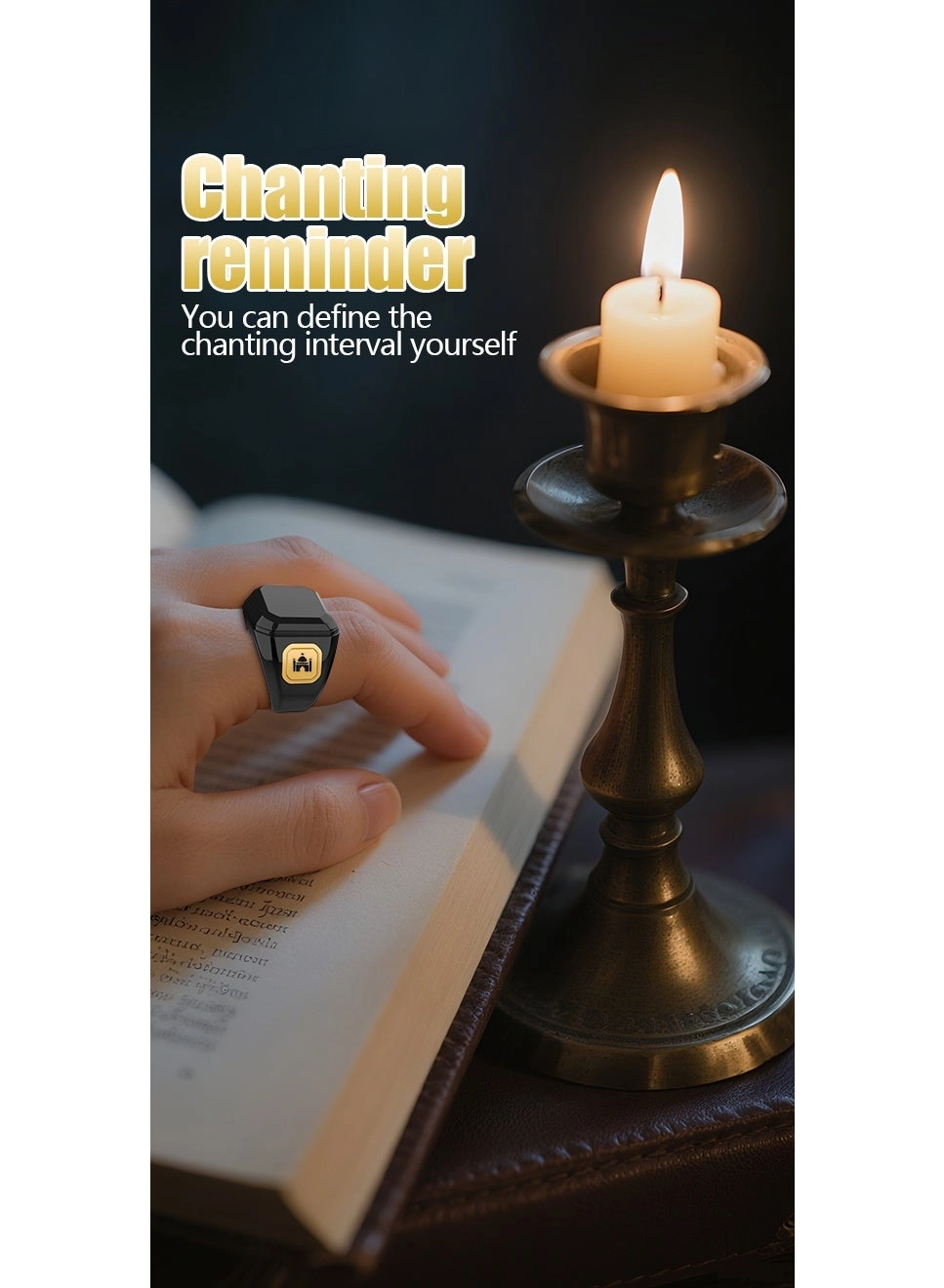 Prayer Smart Ring - 22mm Tasbih Counter