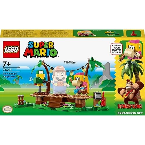 Super Mario Picnic at Mario's House Expansion Set (71422) - Yellow Yoshi figure compatible with 71360 71387 71403