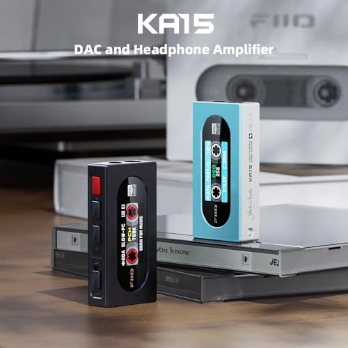 KA15 - Portable DAC Headphone Amplifier Black
