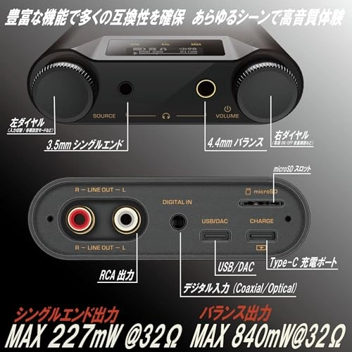 H5 - Portable Dac And Amplifier Bluetooth 5.0 32Bit 768Khz