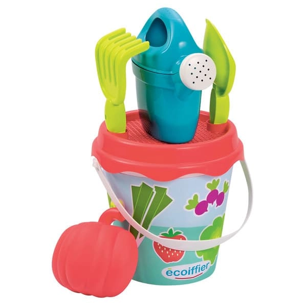 Glitter Beach Toy Bucket - 17 cm 2 Pcs Accessory Set