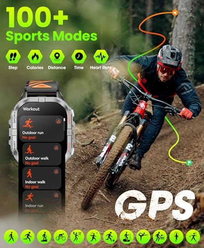 Military Smart Watch - 2.13"