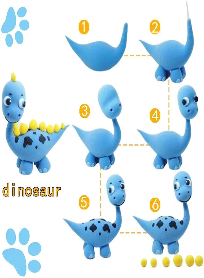 Trader Air Dry Clay + Modelling Tools 60pcs.