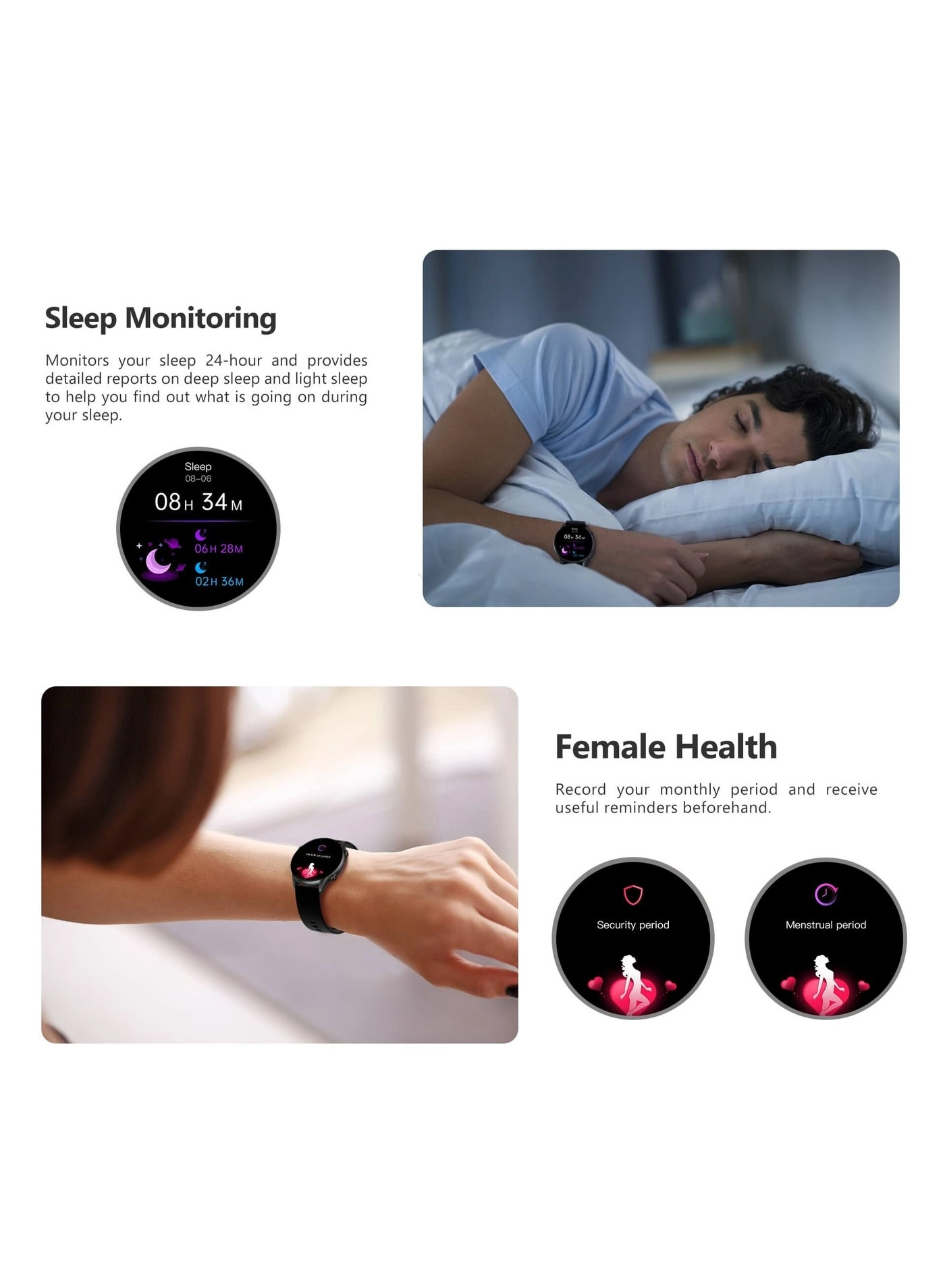 Calling Smart Watch Leather