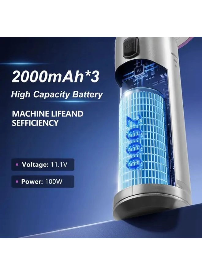 4-in-1 Wireless Handheld Vacuum Cleaner - 2000mAh