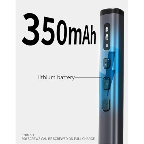 Electric Screwdriver - Shaft Aluminum Body Black