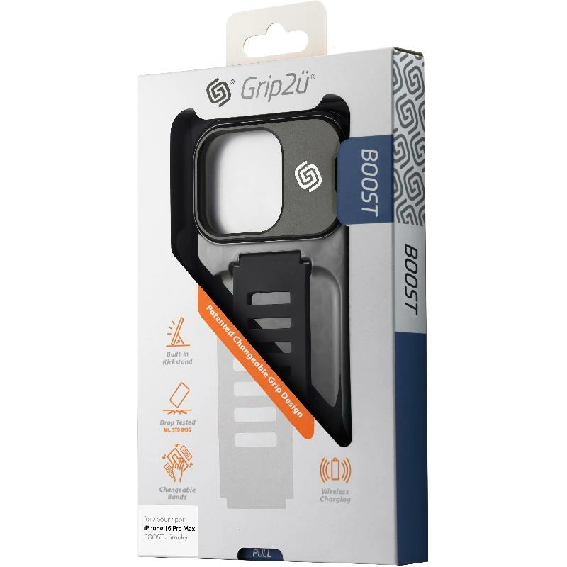 GRIP2U Boost Back Cover with Stand for iPhone 16 Pro