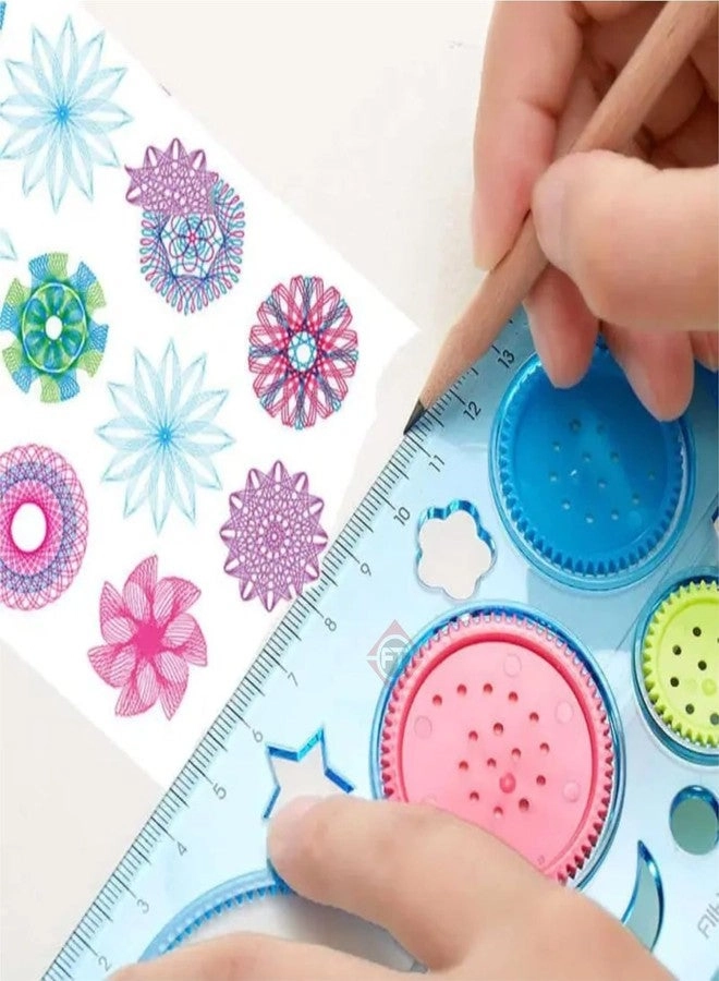 Creative Mandala Spirograph - Ten In One 4 Scale+ Pen
