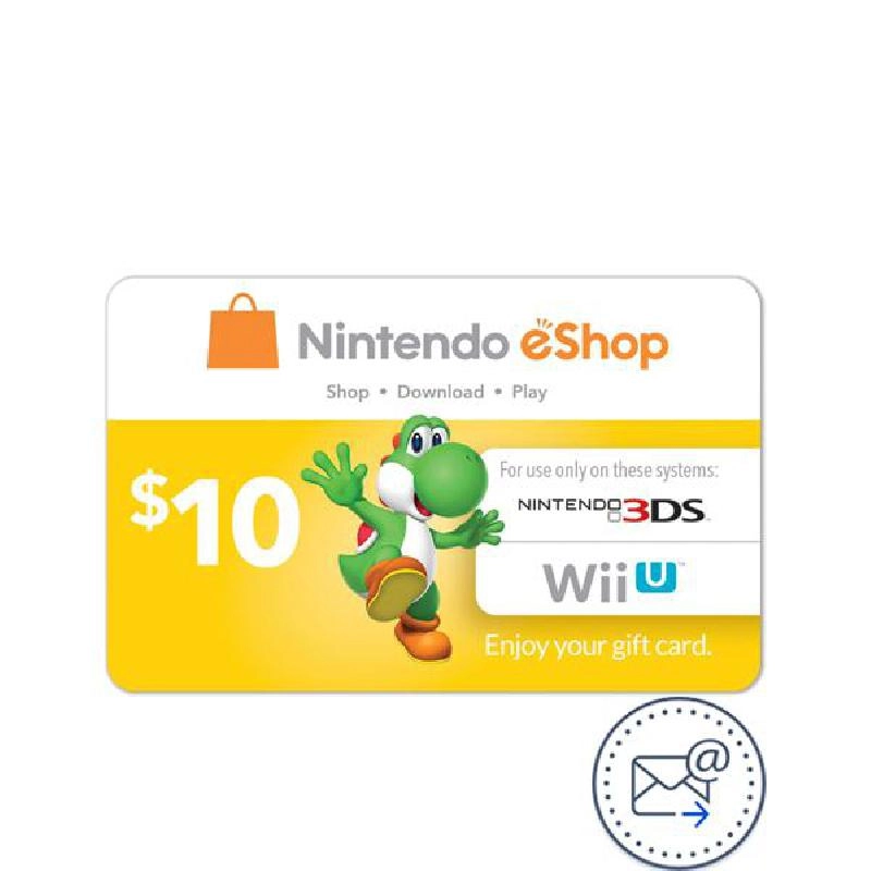 Nintendo eShop Payment and Recharge Card - 10$ Digital Code (USA)