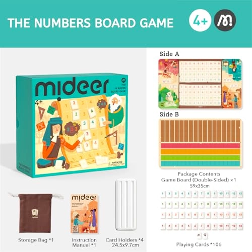 The Numbers - 2-in-1 Double-Sided 4 Levels Card Holder