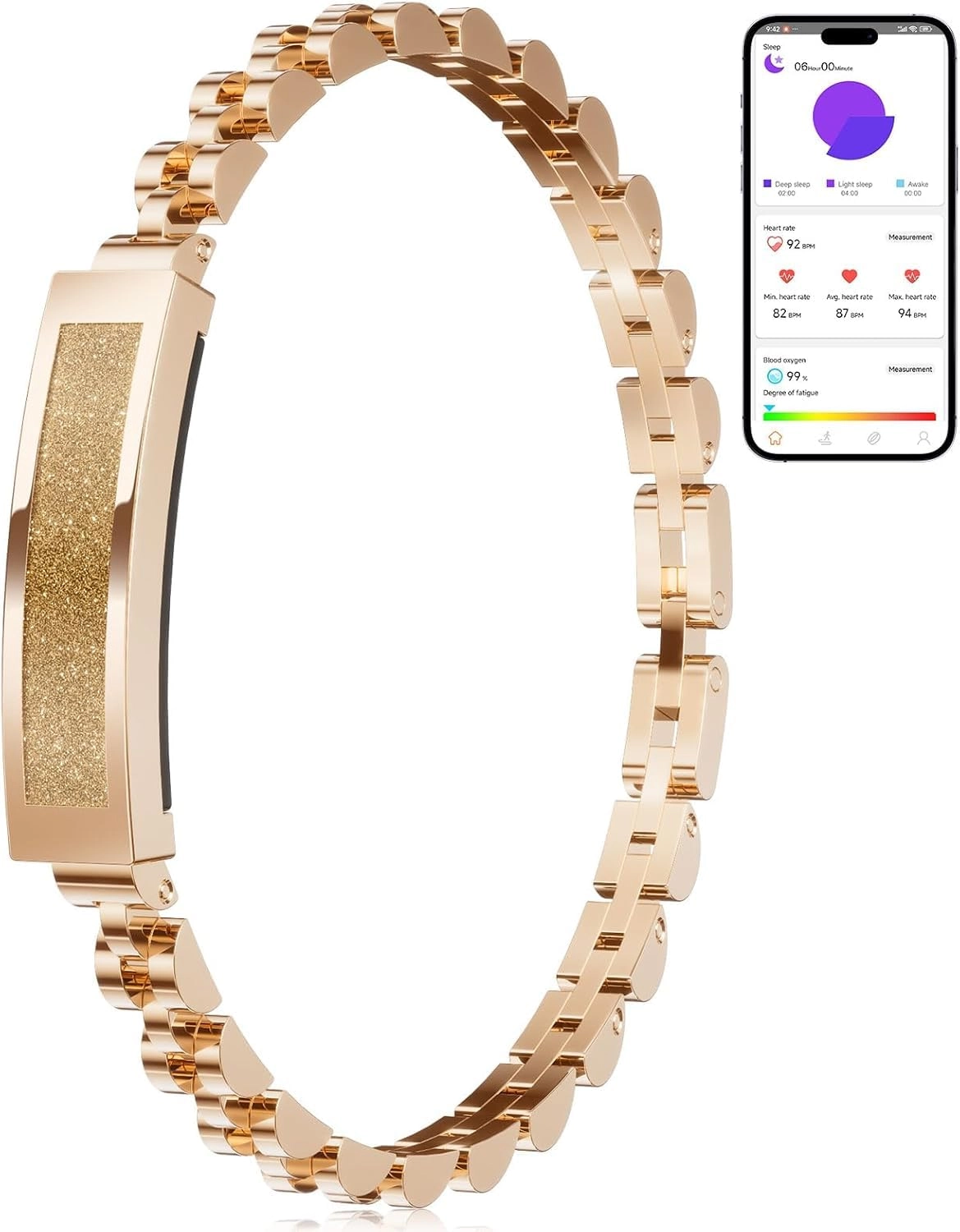 KASTWAVE Smart Bracelet - Heart Rate SpO2 Sleep