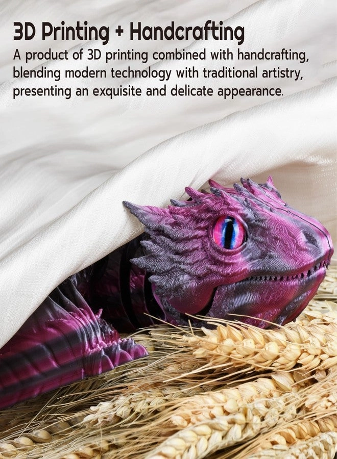 Feathered Wyvern Dragon - 3D Printed Articulated Fidget