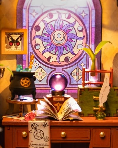 The Magic Study - DIY Miniature House Kit LED Lights