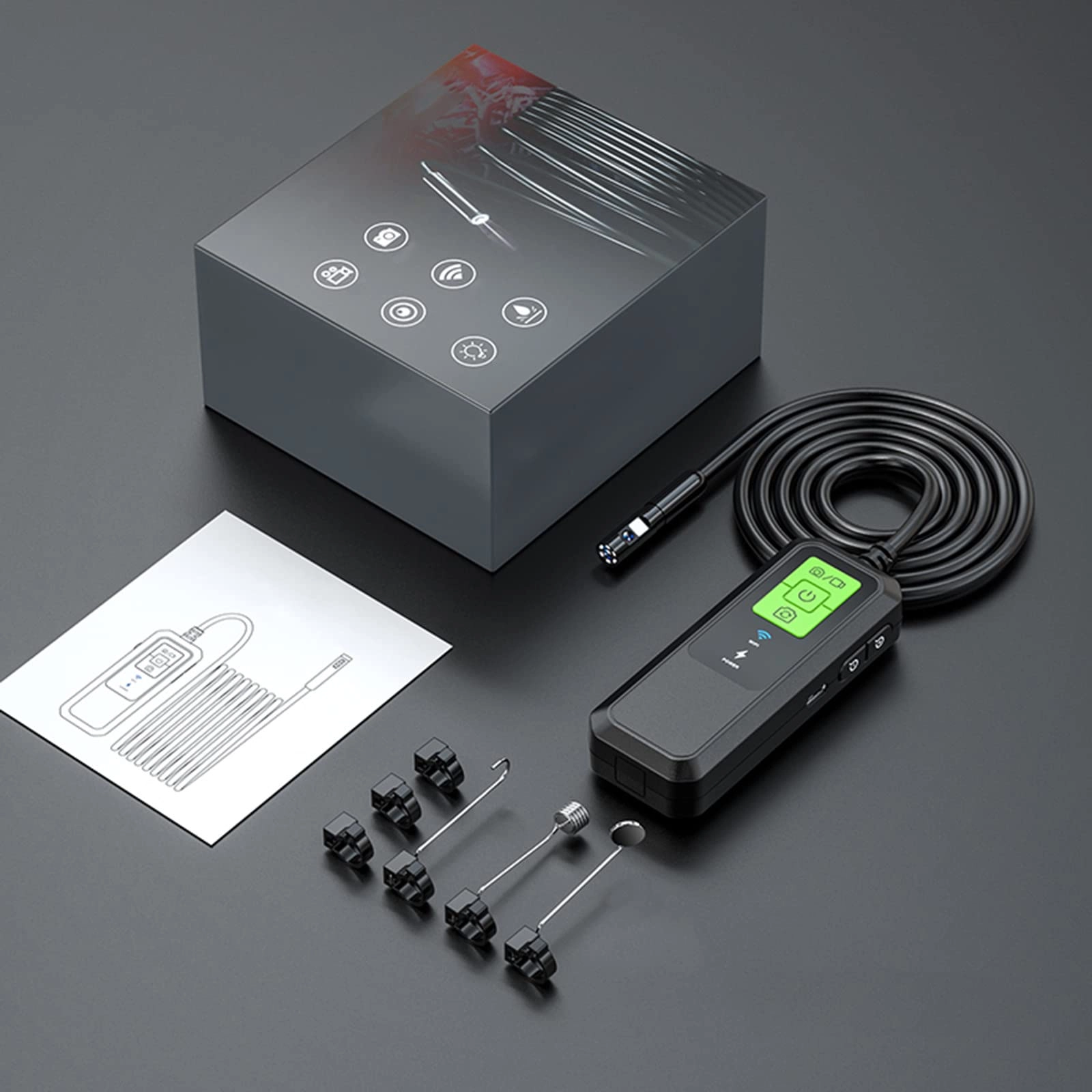 4.3 Inch Borescope - 8mm 1m,5m,10m