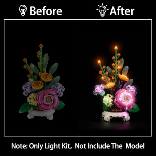 Lighting Kit for LEGO Mixed Flowerpot 40762 - ABS 1