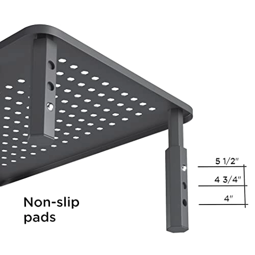 Back Saver Monitor Stand - 2 Pack Hexagonal Steel