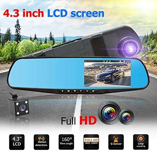 Mirror Dash Cam - 1080P 720P