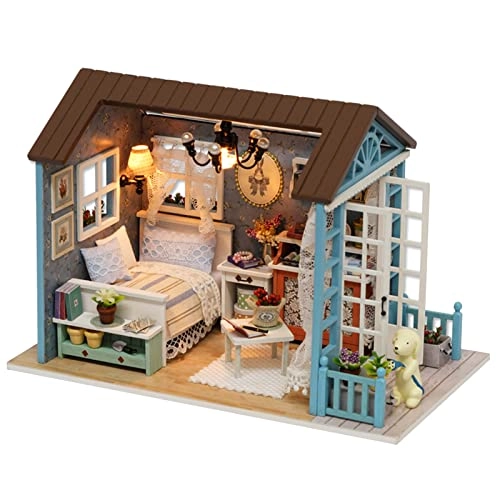 DIY Miniature Dollhouse Kit - Pink