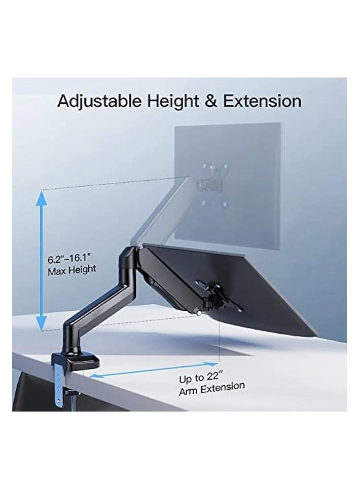 Single Monitor Table Stand - 13” to 32” VESA 75 x 75 -100 x 100