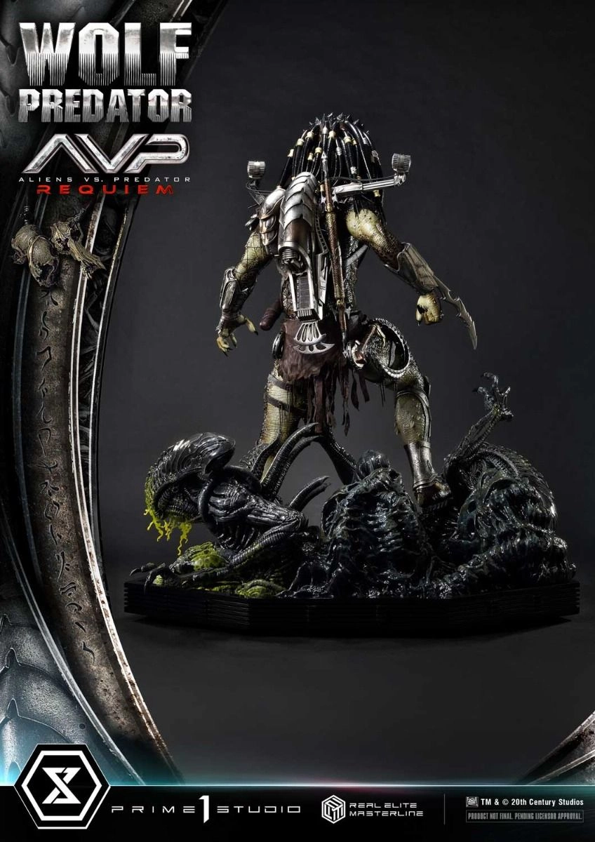 Requiem Wolf Predator - Aliens vs Predator - H:95cm