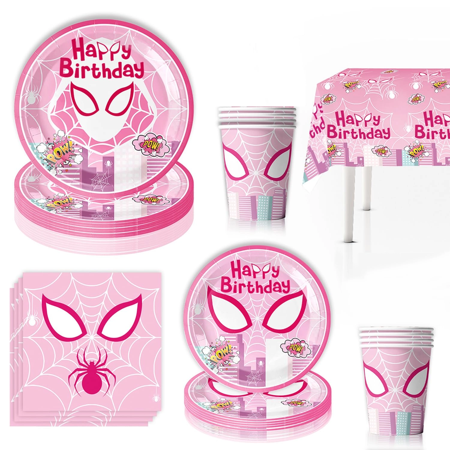 Party Tableware Set - 52PCS Birthday