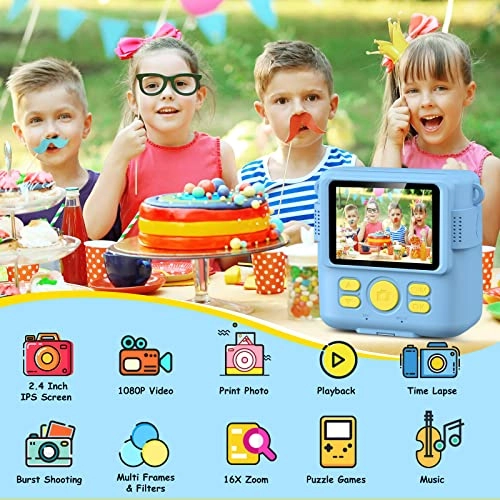 X6 - 1080P 2.4 Inch Instant Print