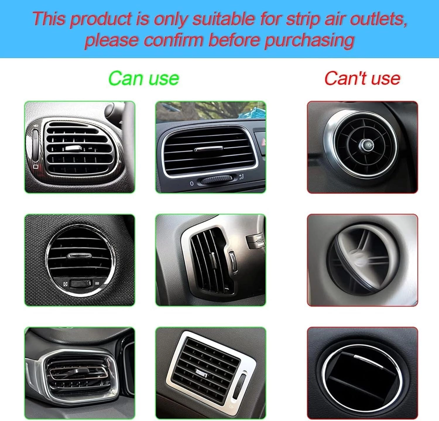 Universal Car AC Vent Decoration Strip