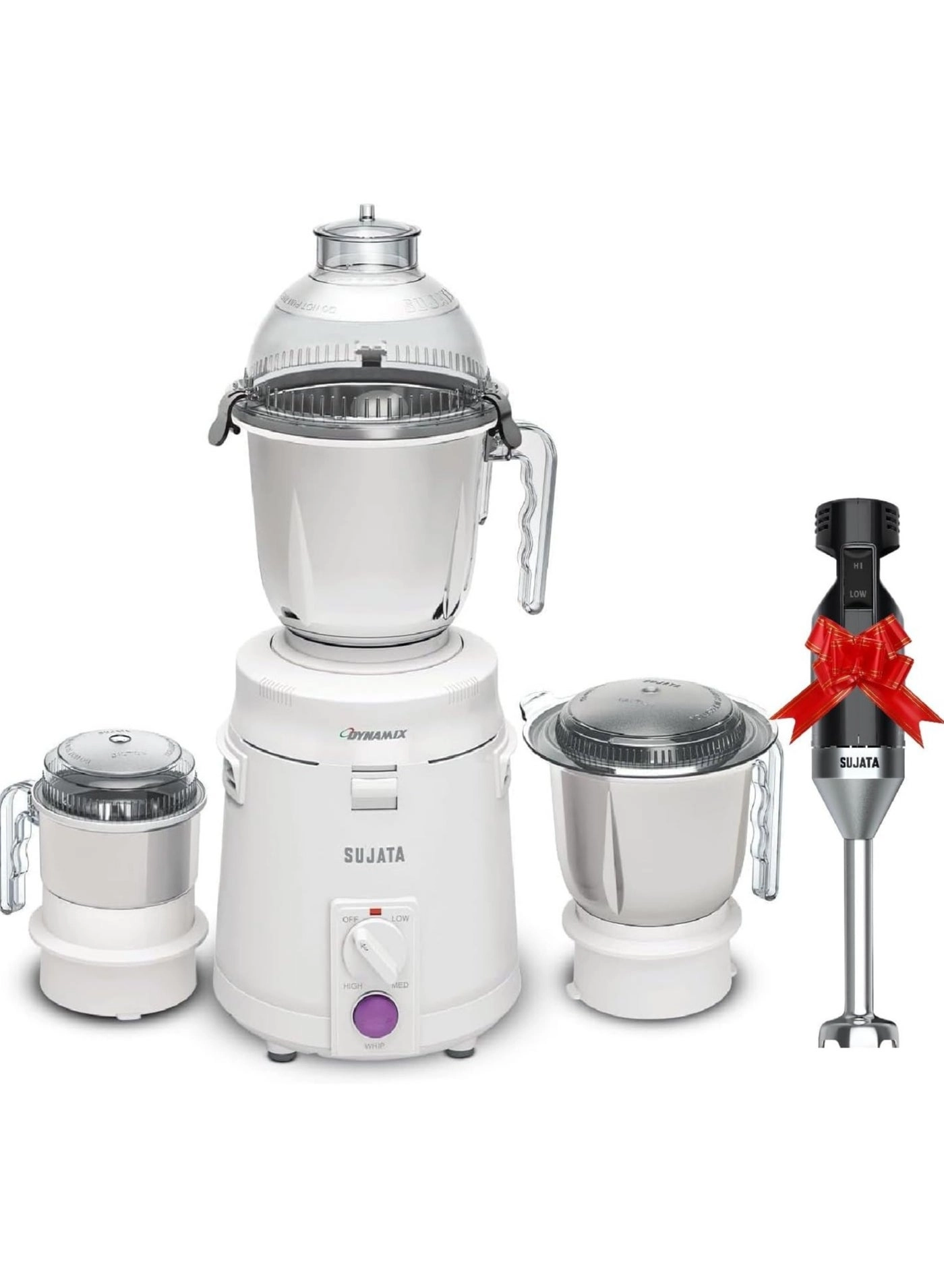 Sujata Dynamix - 900 W + Premium Hand Blender - 180 Watt