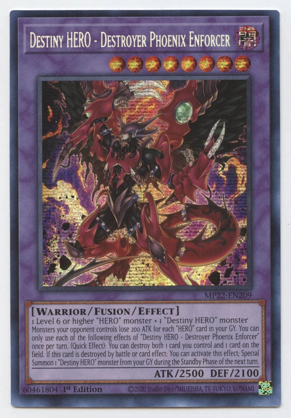 Yu-Gi-Oh! Destroyer Phoenix Enforcer MP22-EN209 - 1st Edition