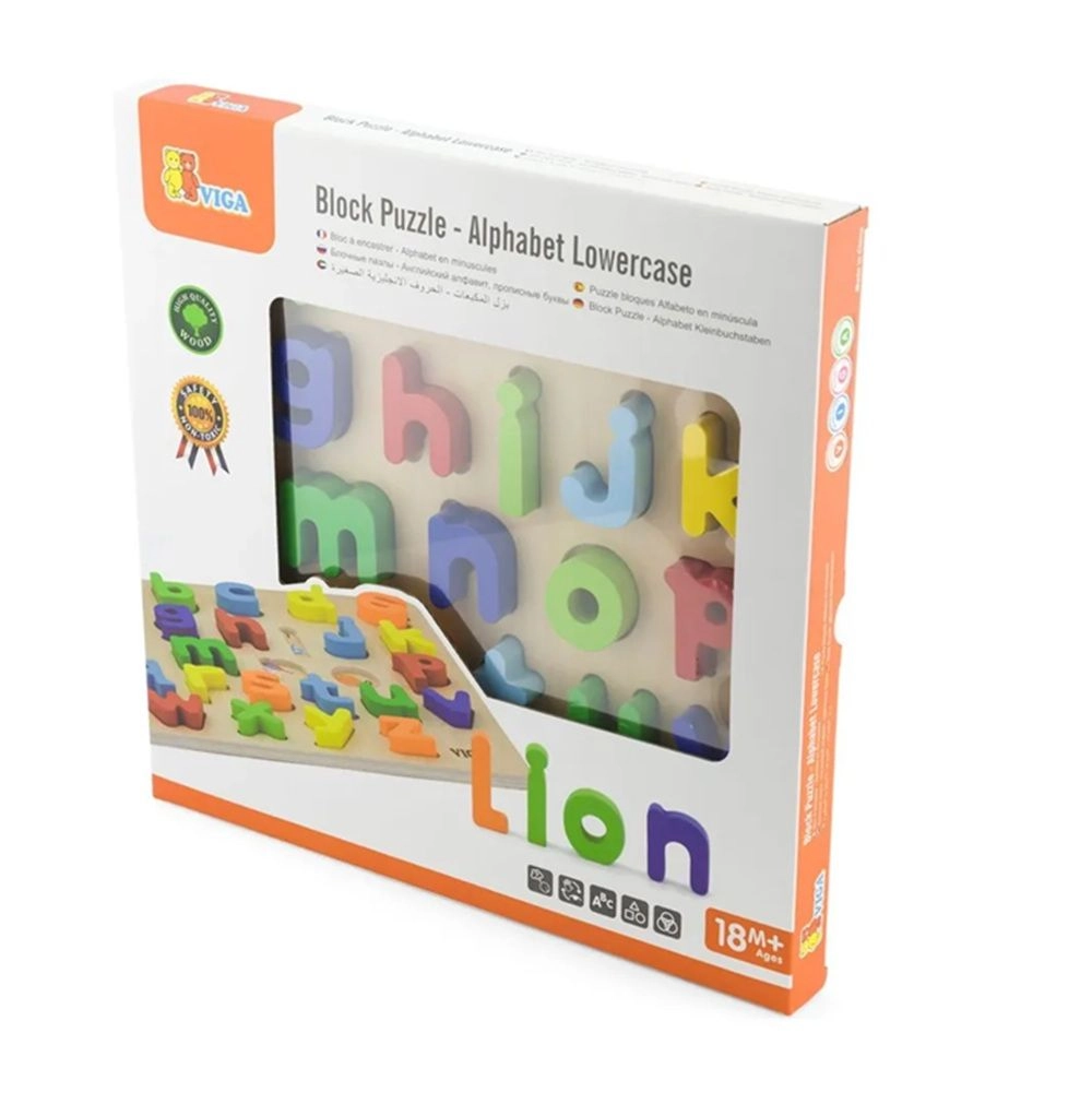 Block Puzzle Alphabet Lowercase