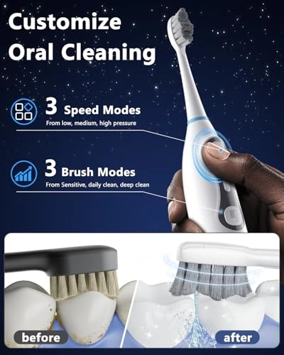 885A - 3-in-1 Water Flosser Sonic Toothbrush