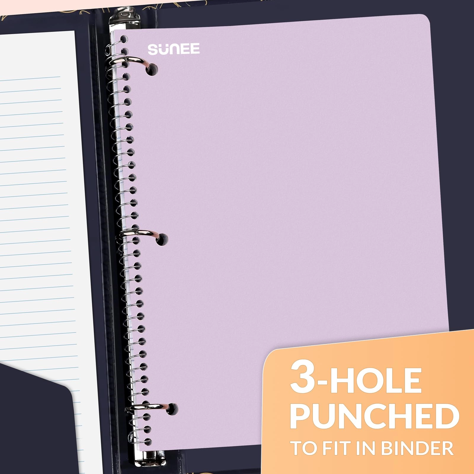 Spiral Notebook 8" x 10-1/2" Spiral - Lined 70 Sheets