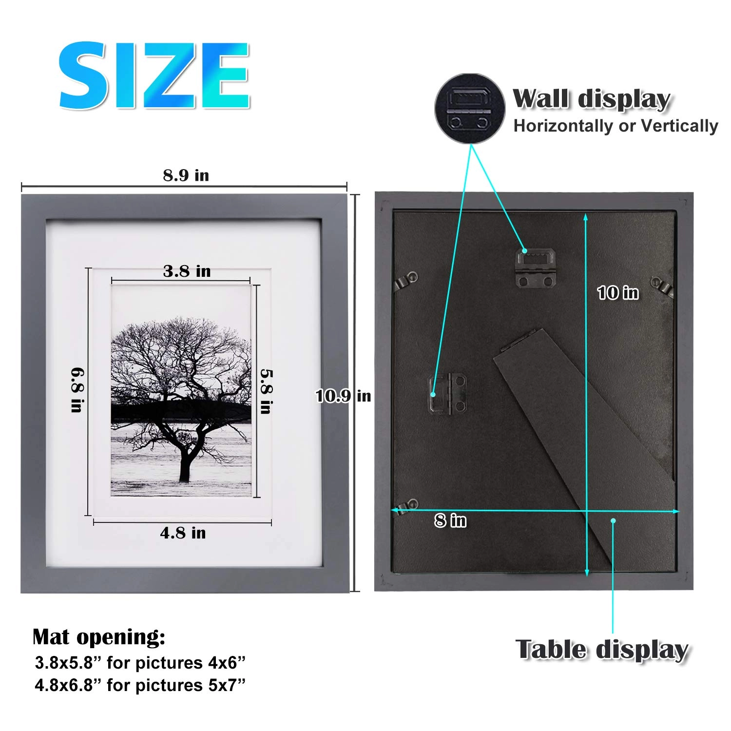 8x10 Picture Frames - 8x10 4