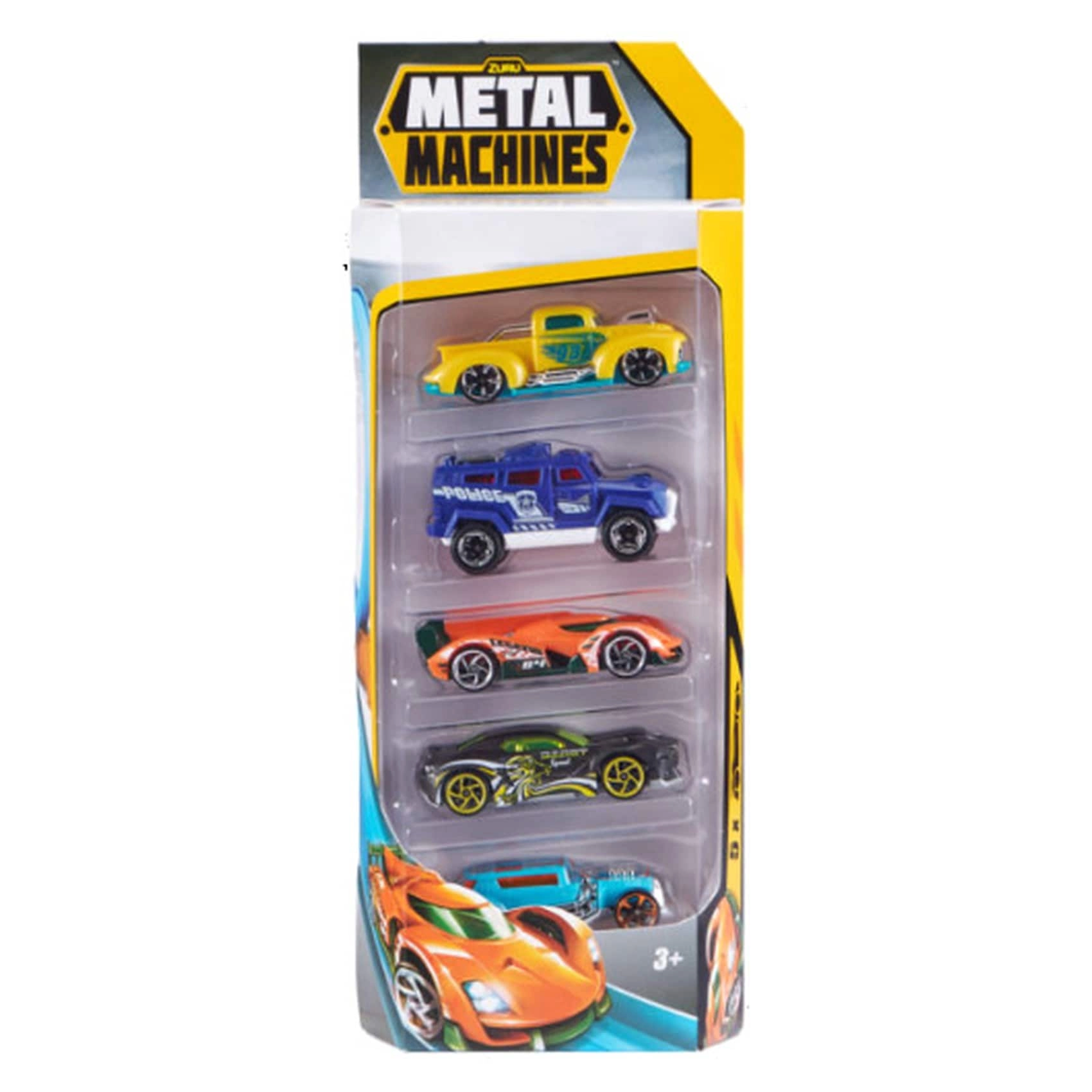 ZURU Metal Machines S2 City Force Cars - 5 PCS