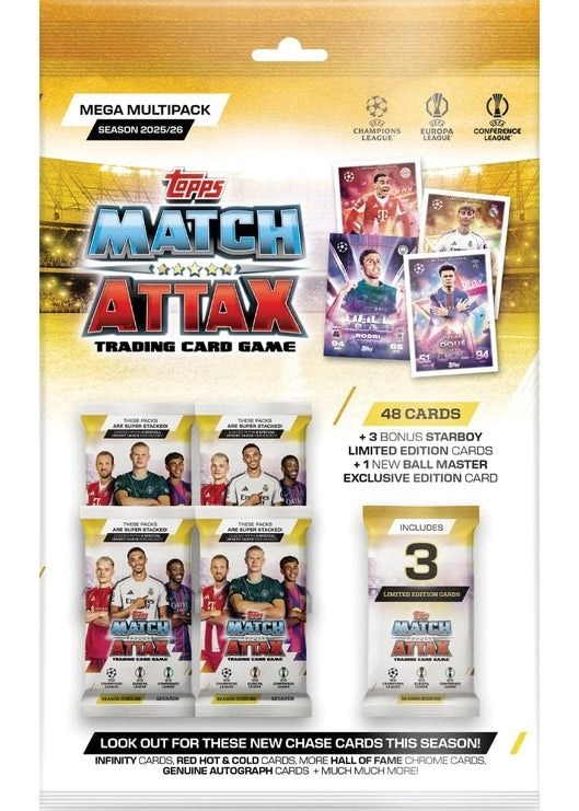 Topps Match Attax 2025/26 - 4 (12- card) Packets Pack