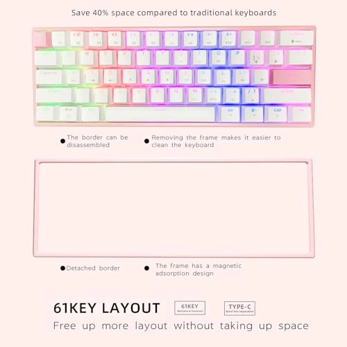 60% Mechanical Gaming Keyboard - Wired