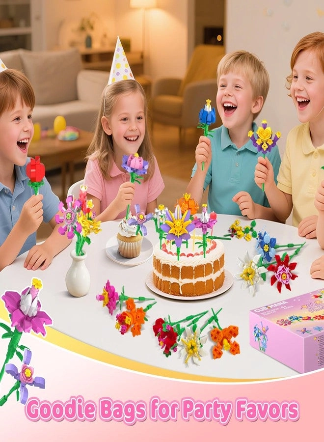 Flowers Mini Building Block Toy - 789 pcs