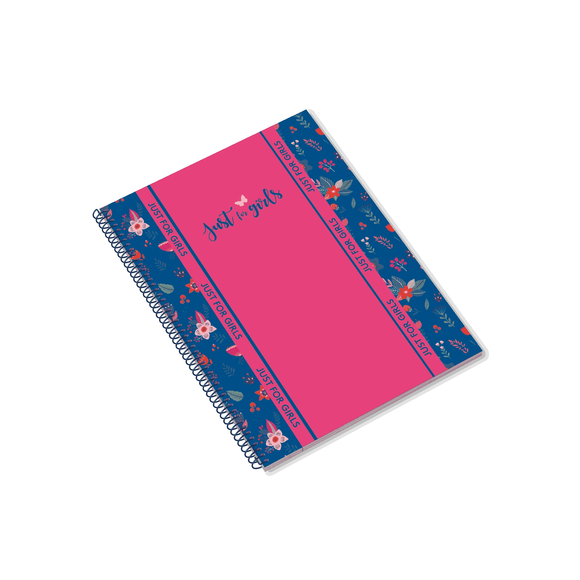 Ámbar J4Girls A4 Spiral - Lined 80 Pages