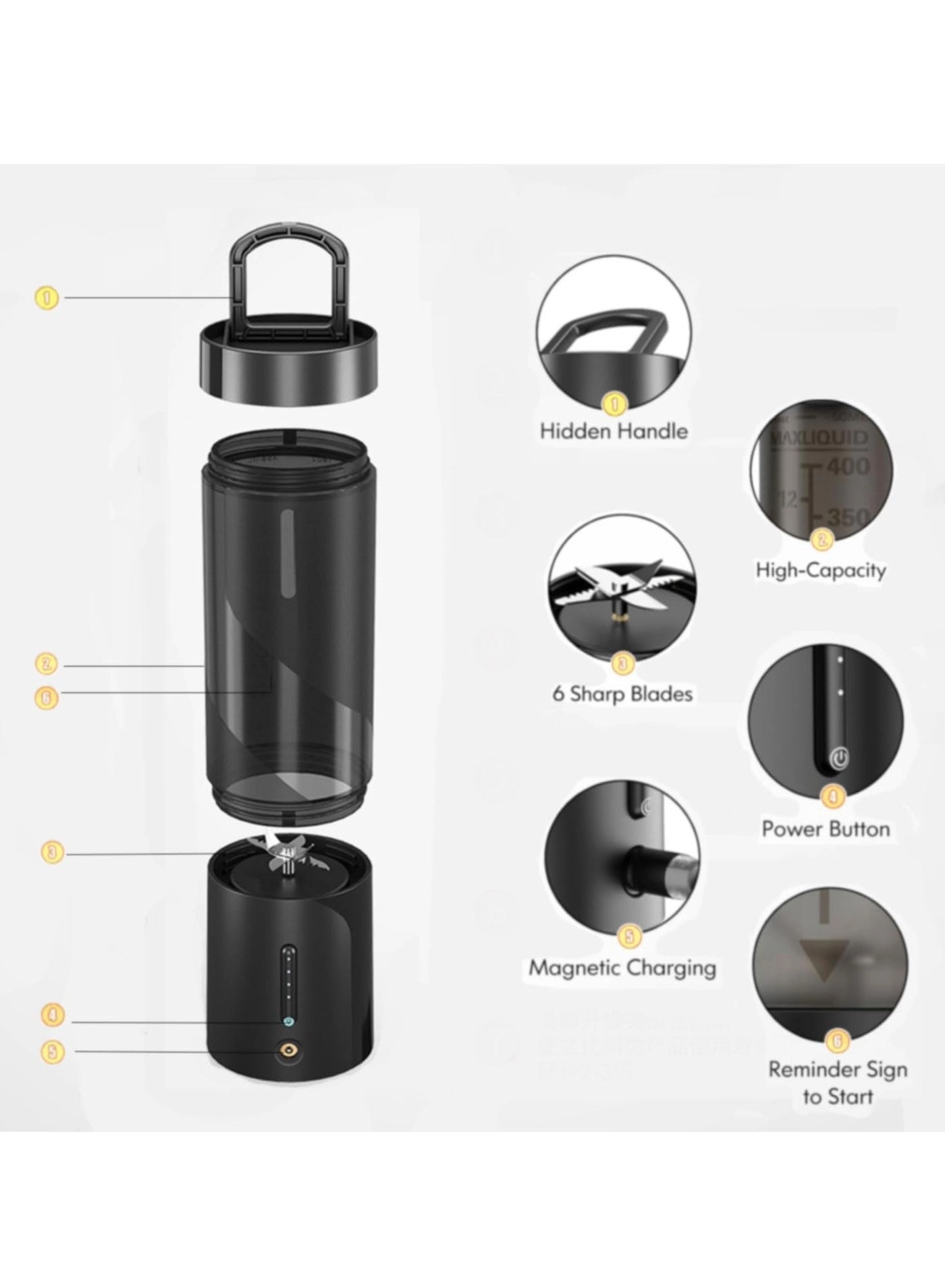 Citrus Juicer - 150W 16 Oz(450ml)