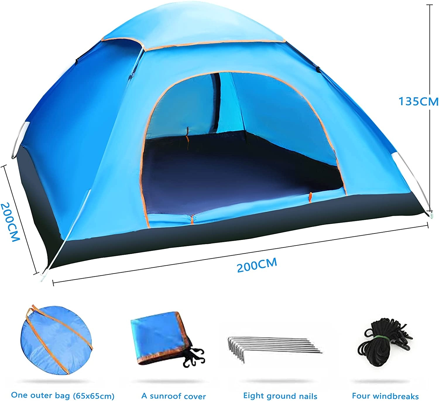 BLOOMING TIME Family Tent - 2-4 Person