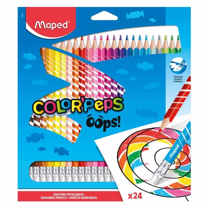 Color Peps Plastic Crayons - 24 pcs