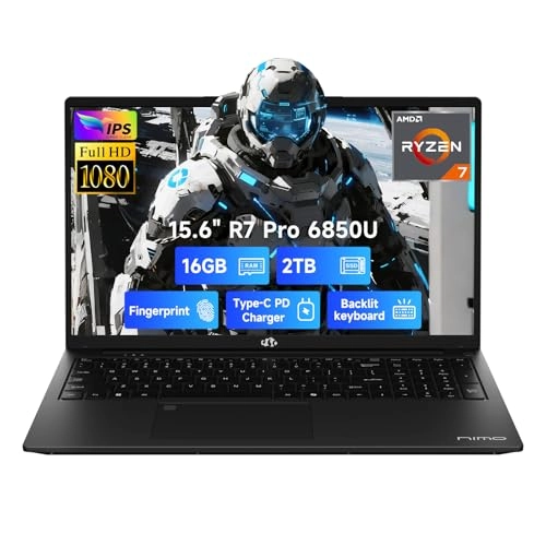 N15A - 15.6'' Ryzen 7 Pro 6850U 16GB DDR5 2TB SSD