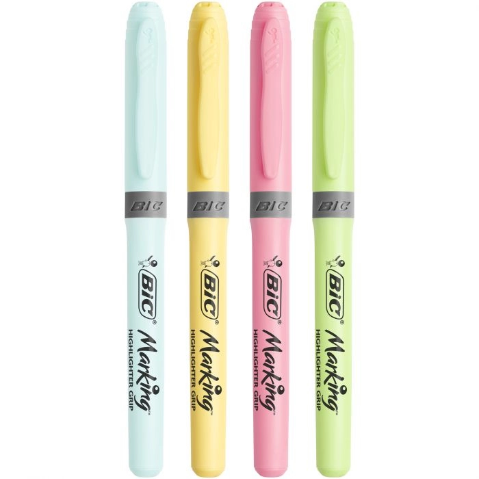 Highlighter Grip - Assorted Pastel Chiselled