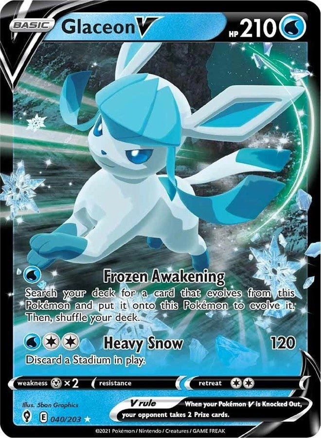 Pokémon Glaceon - Sword & Shield - Evolving Skies