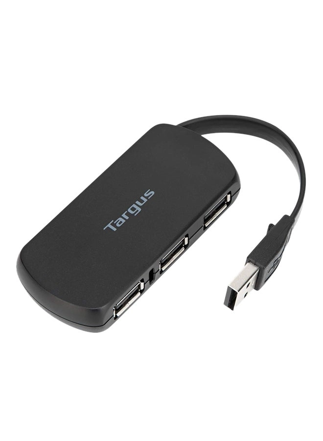 USB Hub - 4-Port 2.0 Black