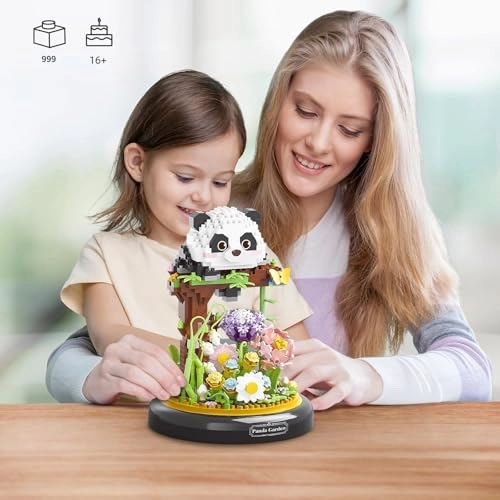 Panda Bouquet Building Block Set - Panda 999 pcs